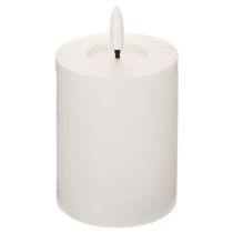 Produkt Świeca słupkowa LED, migocząca, z timerem, Ø7cm, 12cm