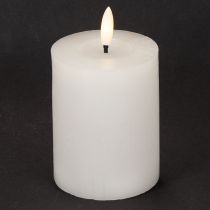 Produkt Świeca słupkowa LED, migocząca, z timerem, Ø7cm, 12cm