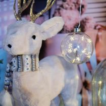 Bombki choinkowe LED szklane lampki gwiazdki Ø10cm 2szt