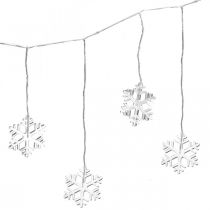 LED Window Decoration Christmas Snowflakes Warm White Na baterię 105cm