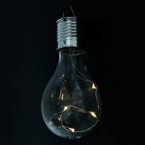 Produkt Ozdoba ogrodowa, żarówka solarna LED ciepła biel H15cm 5 szt.