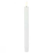 Produkt Świece LED z czasomierzem, prawdziwy wosk biały 25cm 2 szt