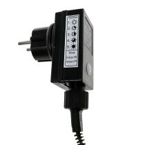 Produkt Łańcuch świetlny LED, 144 sztuki, czarny, ciepła biel, do użytku zewnętrznego, 1,2 m