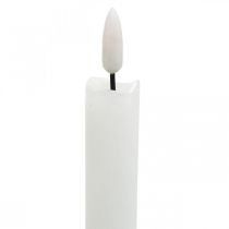 Produkt Świeca stołowa LED świeca woskowa ciepła biała na baterię Ø2cm 24cm 2szt