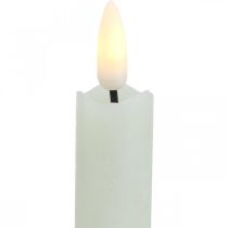 LED świeca świeca woskowa świece kremowe Do baterii Ø2cm 24cm 2szt