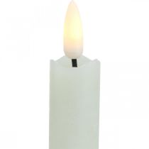 Świece LED Świece woskowe kremowe na baterię Ø2cm 24cm 2szt