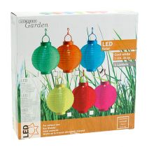 Produkt Latarnia LED na energię słoneczną 20cm niebieska