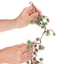 Produkt Sztuczna girlanda modrzewiowa z szyszkami i igłami, 120 cm