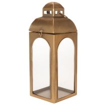 Produkt Latarnia metalowa szklana z mosiądzu wys. 50 cm zestaw 2 szt.