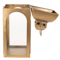 Produkt Latarnia metalowa szklana z mosiądzu wys. 50 cm zestaw 2 szt.