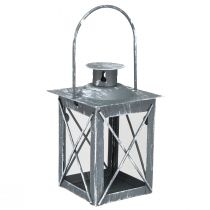 Produkt Latarnia metalowa latarnia szara vintage tealight W11cm 3 szt