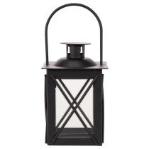 Produkt Czarna latarnia z uchwytem na podgrzewacz, 16cm, 2 sztuki