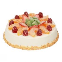 Manekin do jedzenia, sztuczne ciasto z owocami Ø23cm W8,5cm