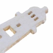 Produkt Dekoracja rozproszona latarnia morska drewno naturalne 4cm 72 szt