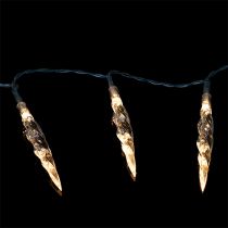 Światełka Fairy Lights Icicle 40 LED ciepłobiałe 3,9m