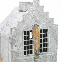 Produkt Metalowy świecznik na podgrzewacze, domek na podgrzewacze, wysokość 25,5 cm