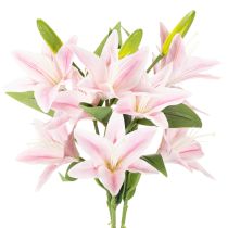 Produkt Sztuczny kwiat lilii, kwiat łodygowy, dekoracja, 68 cm, 3 sztuki