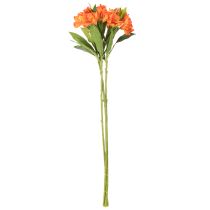 Produkt Sztuczny kwiat Alstroemeria Pomarańcza, sztuczna dekoracja bukietu, 75 cm, 3 sztuki