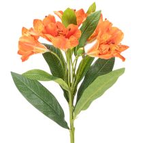 Produkt Sztuczny kwiat Alstroemeria Pomarańcza, sztuczna dekoracja bukietu, 75 cm, 3 sztuki