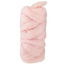 Produkt Lunte Pink Wool Lunte Natural Wool Wodoodporna, trwała w kolorze 5 cm 10 m
