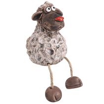 Produkt Zabawny dekoracyjny stołek wielkanocny owieczka brązowy wys. 15cm 3 szt