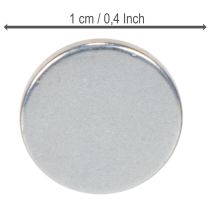 Produkt Okrągły dysk magnetyczny do świeczników i tacek metalowych, 1cm, 20 szt.