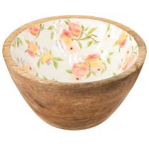 Produkt Miska dekoracyjna z drewna mango, miska z drewna brzoskwiniowego, średnica 12,5 cm, 2 sztuki