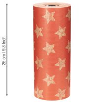 Produkt Papier do mankietów z gwiazdkami, rolka na artykuły florystyczne, 25 cm x 100 m