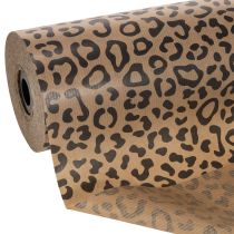 Produkt Papier do mankietów, wzór panterki, rolka 25 cm 100 m, do pakowania prezentów