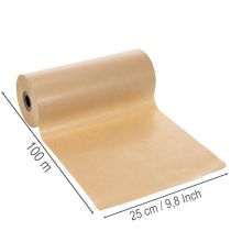 Produkt Naturalny papier pakowy, rolka papieru ozdobnego, 25 cm, 100 m