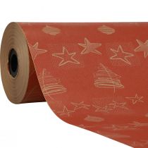 Produkt Papier do mankietów bibułka czerwone gwiazdki 25cm 100m