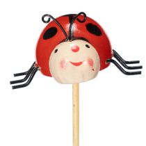 Produkt Patyczki ogrodowe Biedronki, dekoracja na wiosnę i lato, dekoracja kwiatowa, 31 cm, 4 sztuki