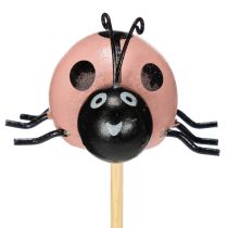 Produkt Figurki dekoracyjne Biedronki do doniczek i kompozycji kwiatowych do wiosennej dekoracji, 32 cm, 8 sztuk