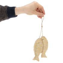 Produkt Wisząca ozdoba żeglarska, ozdobna ryba do zawieszenia, wys. 32 cm