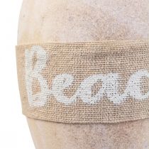 Morska boja dekoracyjna, wisząca dekoracyjna boja dekoracyjna „Plaża” 27×8,5 cm