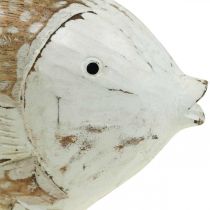 Dekoracja morska ryba drewno drewniana rybka shabby chic 28×15cm