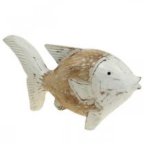 Dekoracja morska ryba drewno drewniana rybka shabby chic 28×15cm