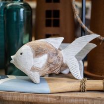 Produkt Dekoracja morska ryba drewno drewniana rybka shabby chic 17×8cm