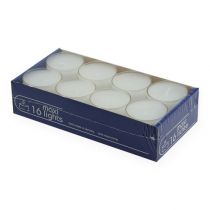 Podgrzewacze maxi z transp. Osłona biała 54mm 16szt