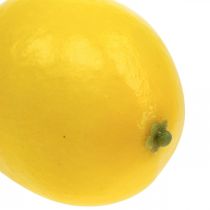Śródziemnomorska cytryna dekoracyjna Sztuczna cytryna dł. 6,5 cm Ø5 cm