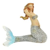 Produkt Figurka dekoracyjna syrenka niebieska 6cm - 9,5cm 3szt.