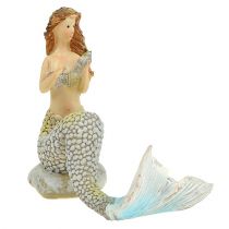 Produkt Figurka dekoracyjna syrenka niebieska 6cm - 9,5cm 3szt.