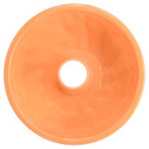 Produkt Metalowa dekoracyjna forma do pieczenia ciasta Bundt w kolorze pomarańczowym Ø23cm H12cm