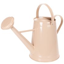 Produkt Metalowa dekoracyjna konewka, piaskowy wzór vintage, do roślin i suszonych kwiatów, 50×22,5×39 cm