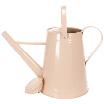 Produkt Metalowa dekoracyjna konewka, piaskowy wzór vintage, do roślin i suszonych kwiatów, 50×22,5×39 cm
