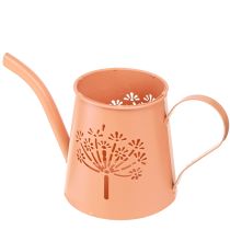 Produkt Metalowa ozdobna konewka z mniszkiem pomarańczowym W12cm 2szt
