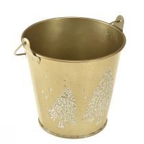 Produkt Sadzarka do choinek metalowych wiadro złota Ø12cm W11,5cm
