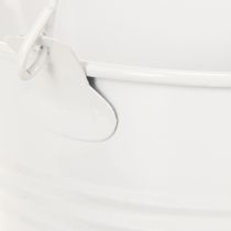 Produkt Wiadra metalowe, białe, Ø12cm, wys.10cm, 8 szt.