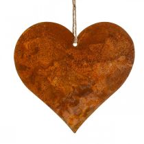 Produkt Metalowe serca, ozdobne zawieszki, ozdoba rdza 19×20 cm 4szt