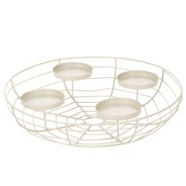 Produkt Okrągły świecznik adwentowy na cztery podgrzewacze lub świece, 35 cm